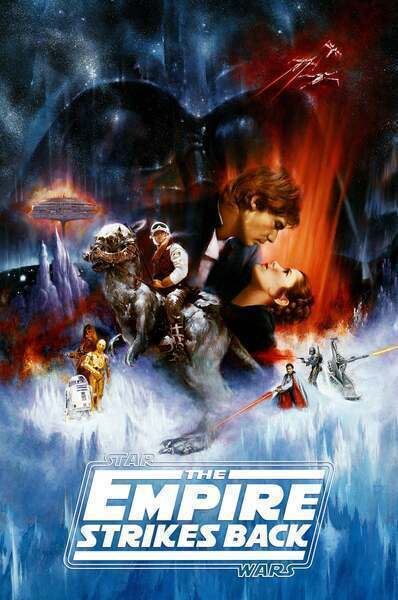 The Empire Strikes Back Hindi Dubbed Movie Poster (1980)