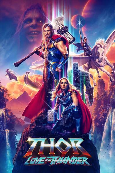 Thor: Love and Thunder Hindi Dubbed Movie Poster (2022)