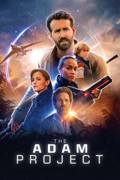 The Adam Project Hindi Dubbed Movie Poster (2022)