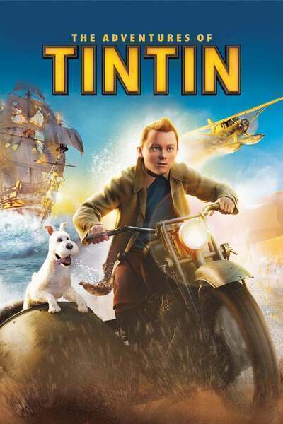 The Adventures of Tintin Hindi Dubbed Movie Poster (2011)