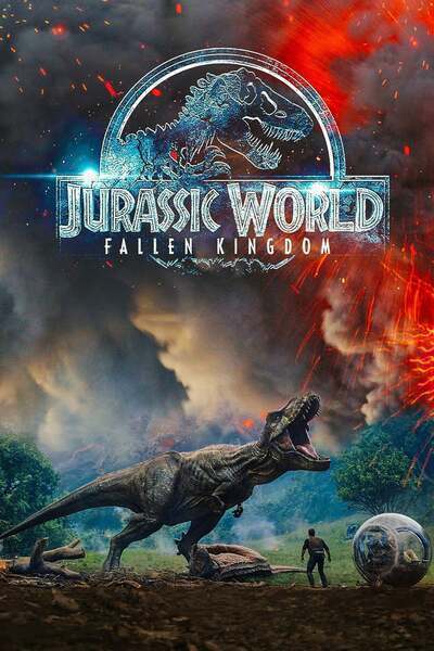 Jurassic World: Fallen Kingdom Hindi Dubbed Movie Poster (2018)