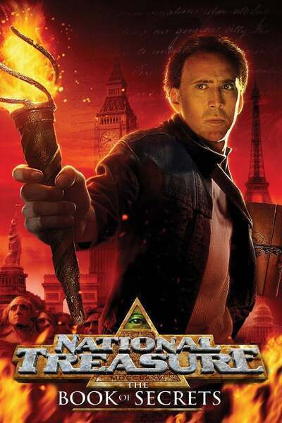 National Treasure: Book of Secrets Hindi Dubbed Movie Poster (2007)