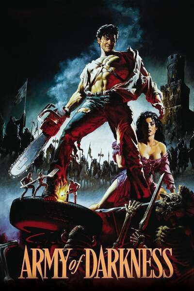 Army of Darkness Hindi Dubbed Movie Poster (1992)