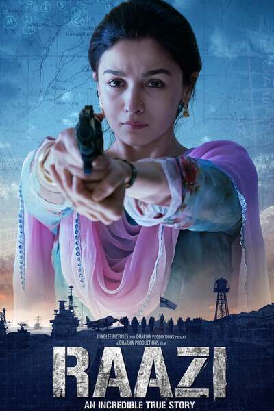Raazi Hindi Dubbed Movie Poster (2018)