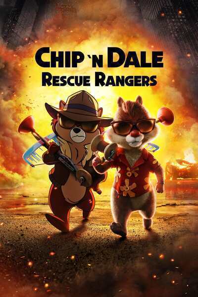 Chip 'n Dale: Rescue Rangers Hindi Dubbed Movie Poster (2022)