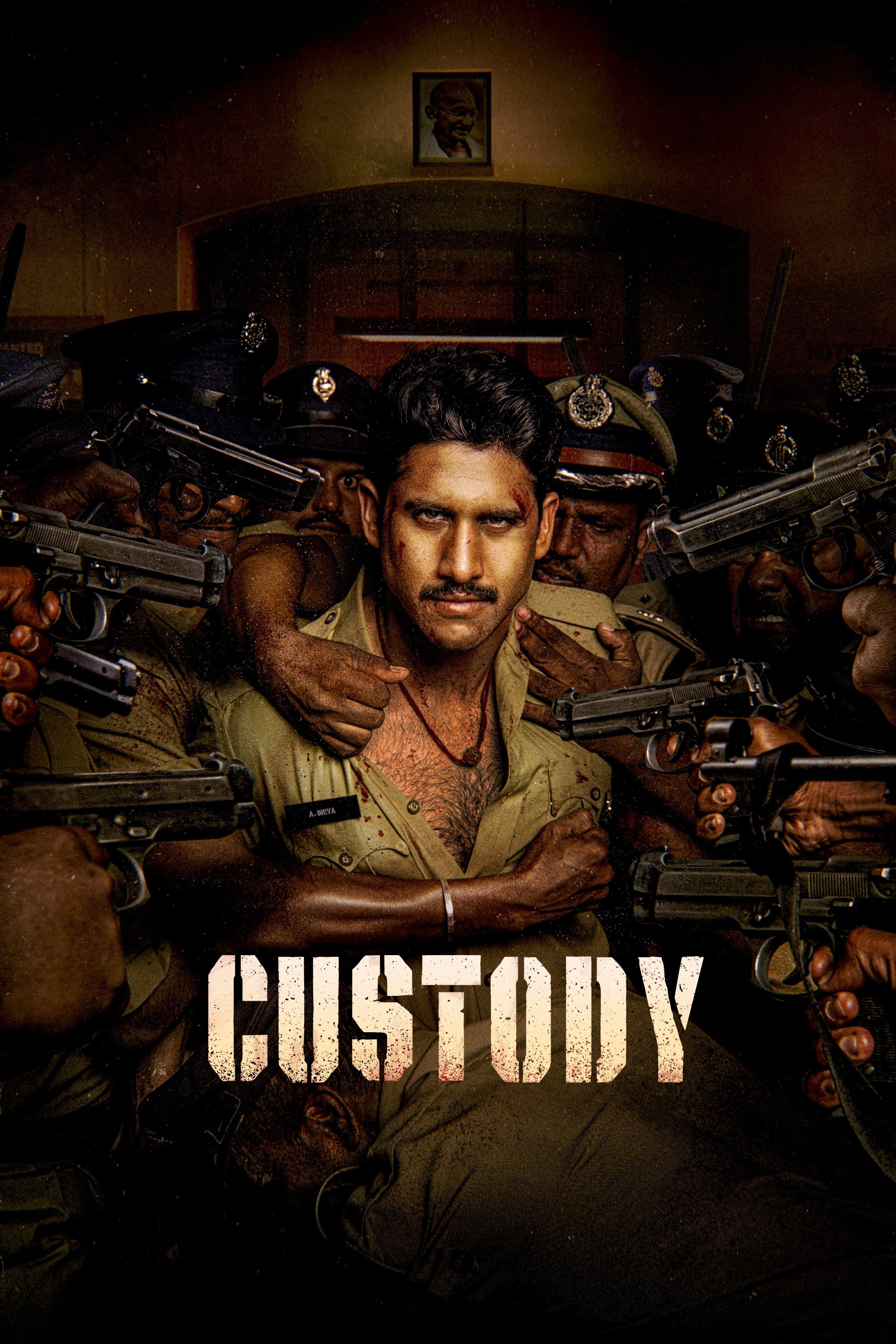 Custody Hindi Dubbed Movie Poster (2023)