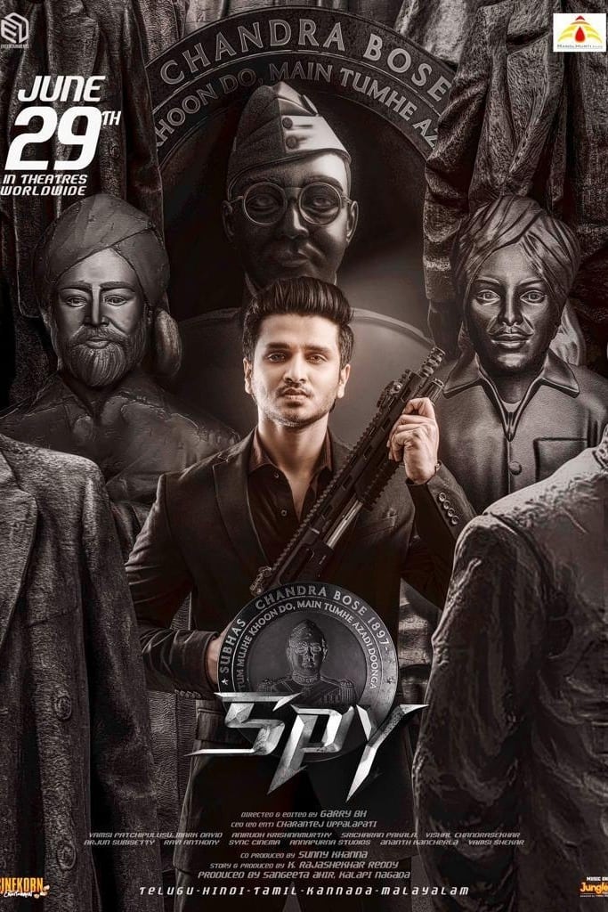 Spy Hindi Dubbed Movie Poster (2023)