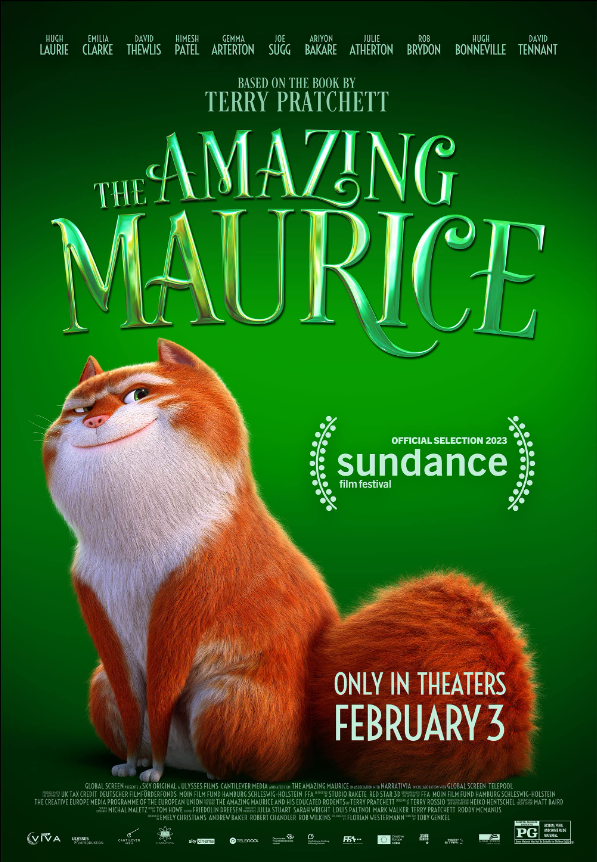 The Amazing Maurice Hindi Dubbed Movie Poster (2022)