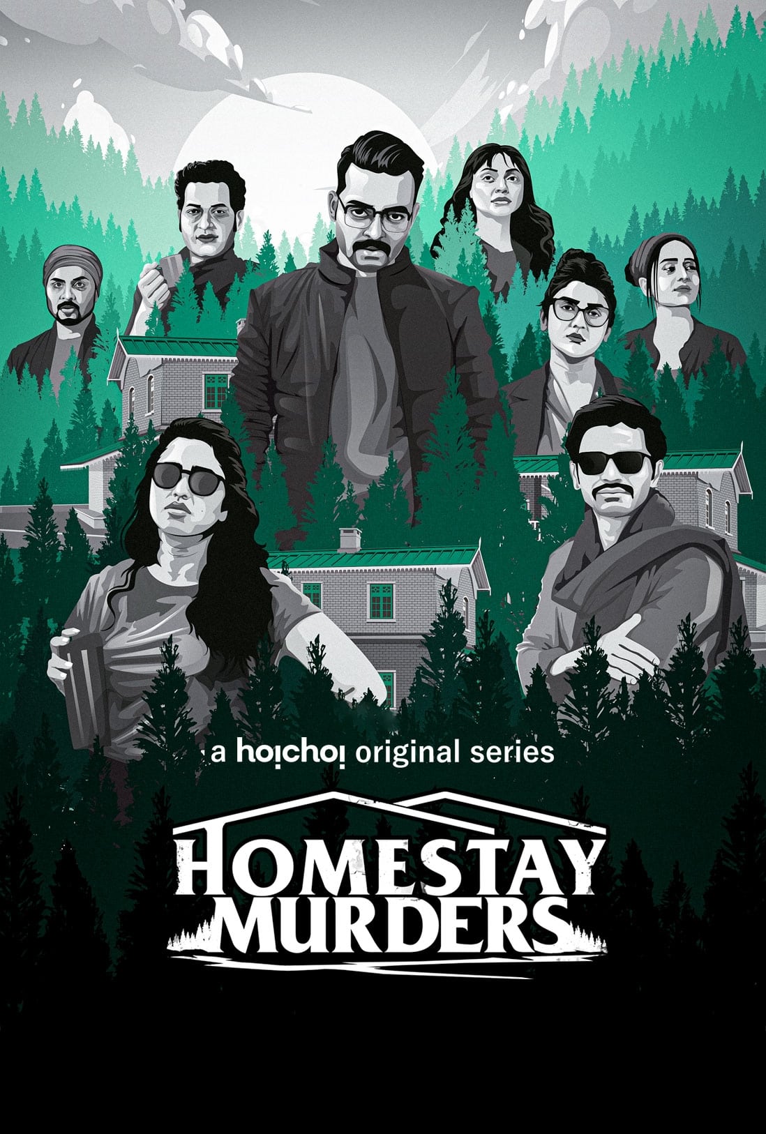 Homestay Murders Hindi Dubbed Movie Poster (2023)
