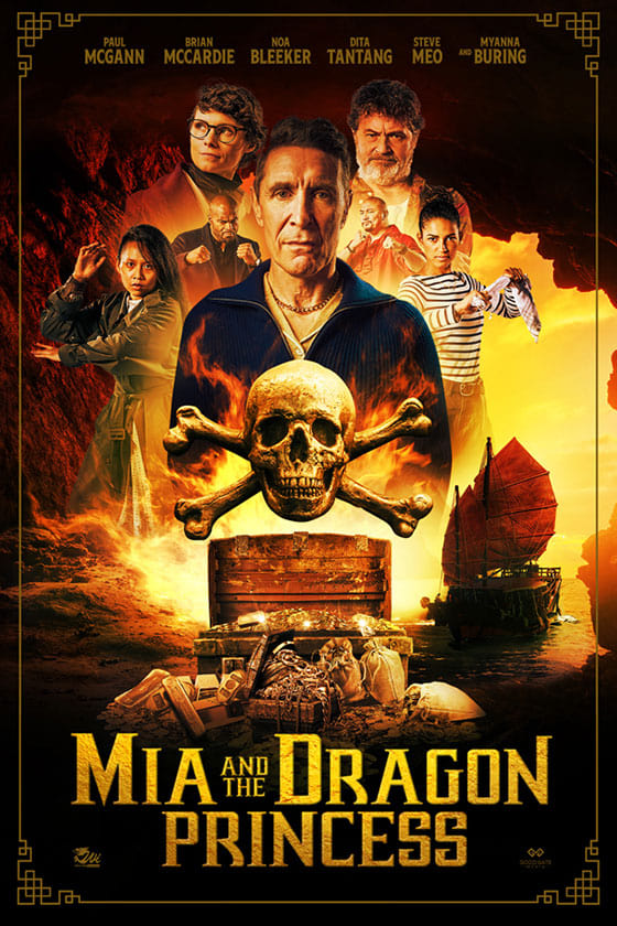 Mia and the Dragon Princess Hindi Dubbed Movie Poster (2023)