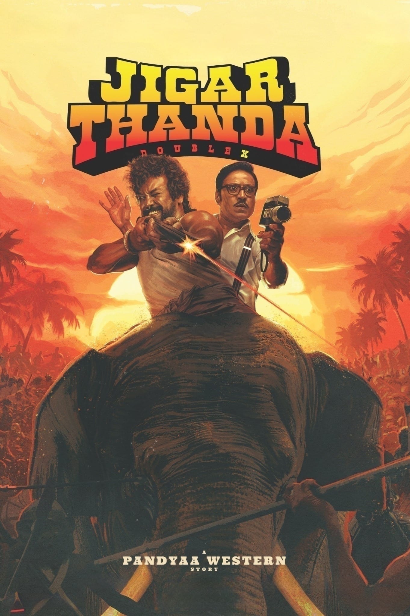 Jigarthanda DoubleX Hindi Dubbed Movie Poster (2023)