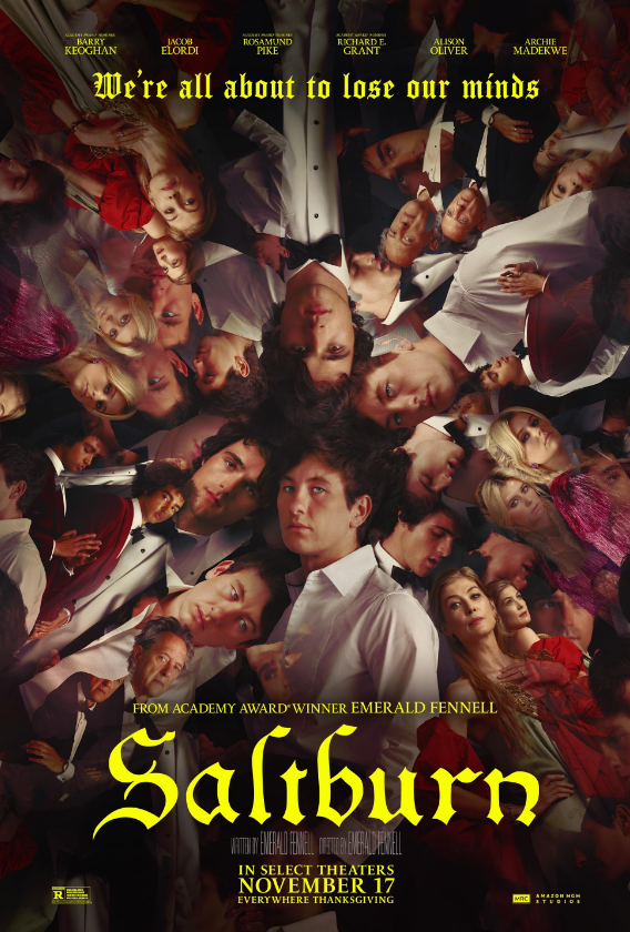 Saltburn Hindi Dubbed Movie Poster 