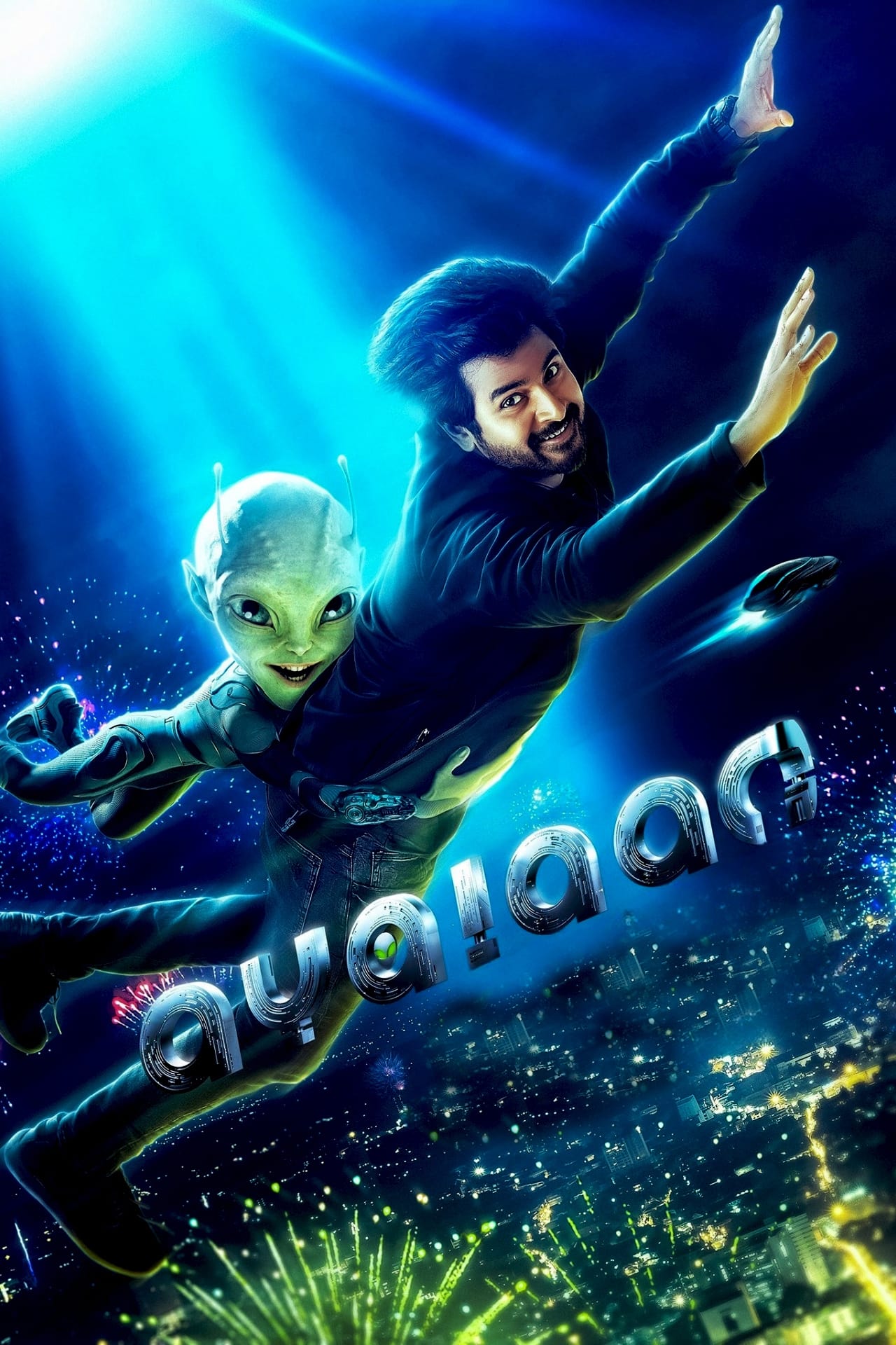 Ayalaan Hindi Dubbed Movie Poster (2024)