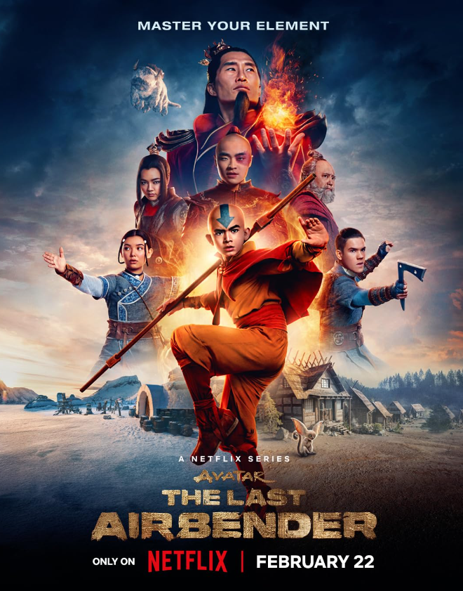 Avatar: The Last Airbender Hindi Dubbed Movie Poster (2024)