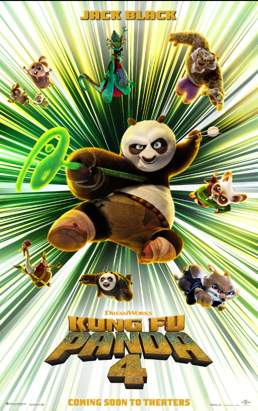 Kung Fu Panda 4 Hindi Dubbed Movie Poster (2024)