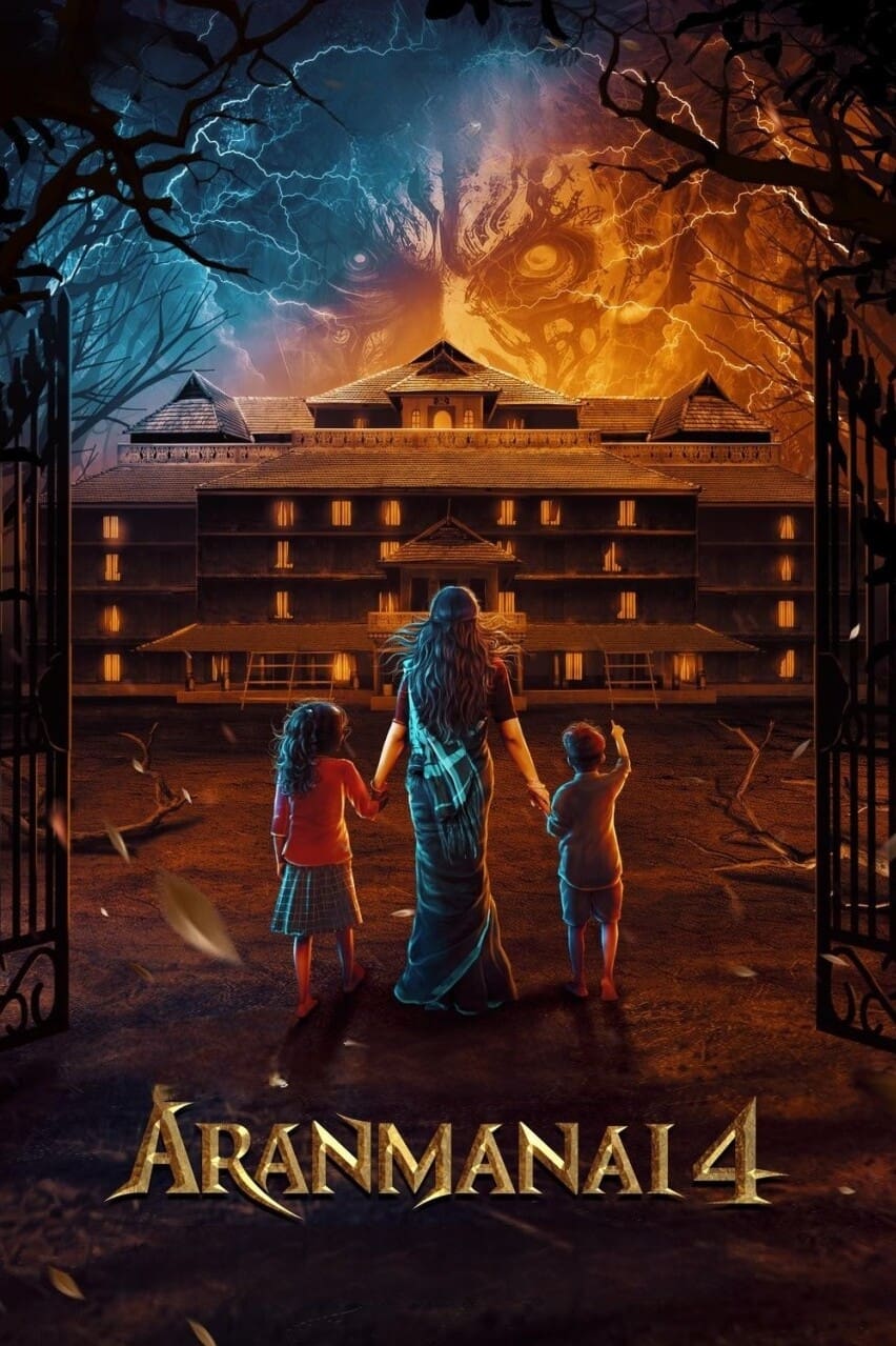 Aranmanai 4 Hindi Dubbed Movie Poster (2024)