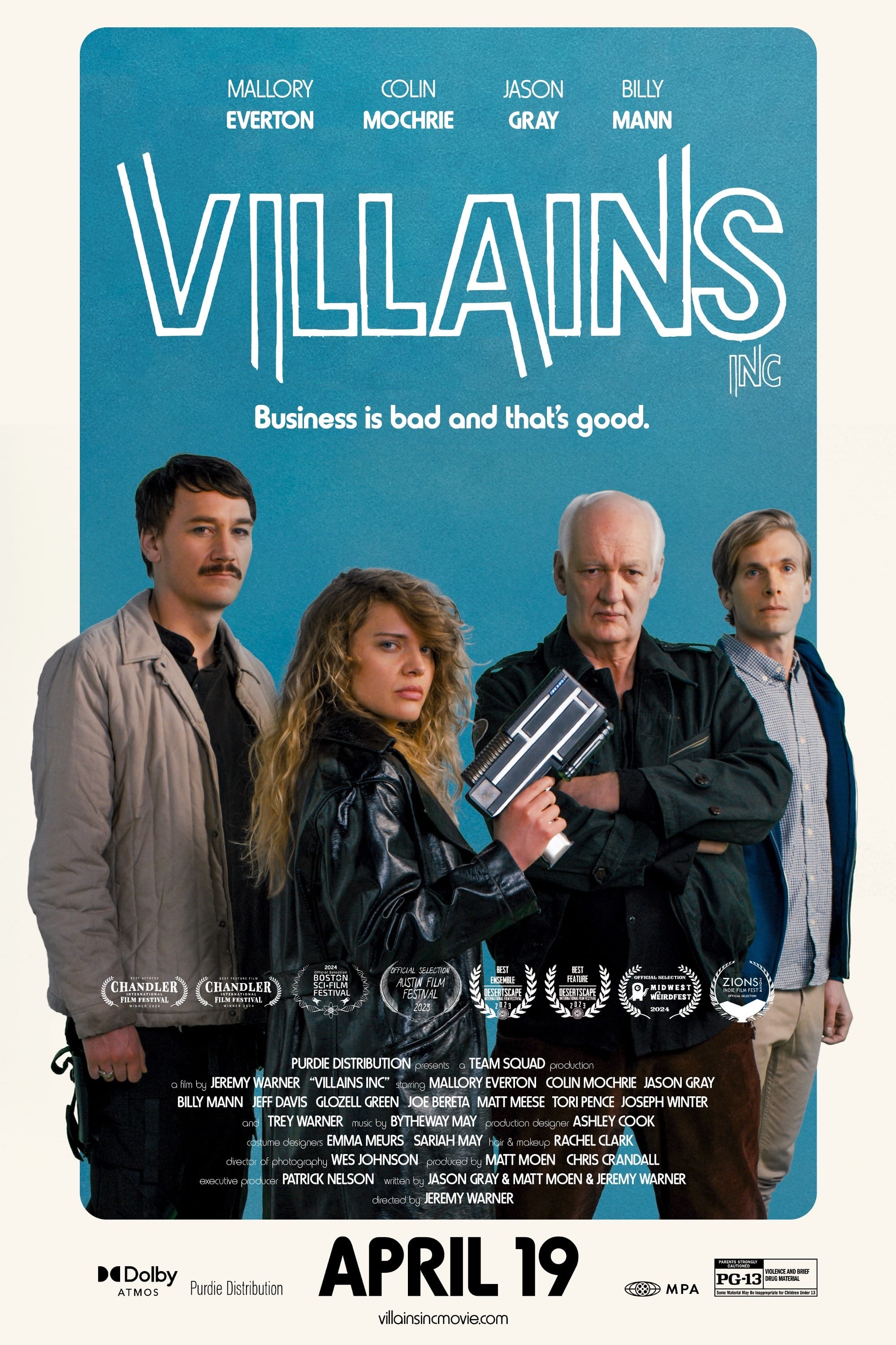 Villains Incorporated Hindi Dubbed Movie Poster (2024)