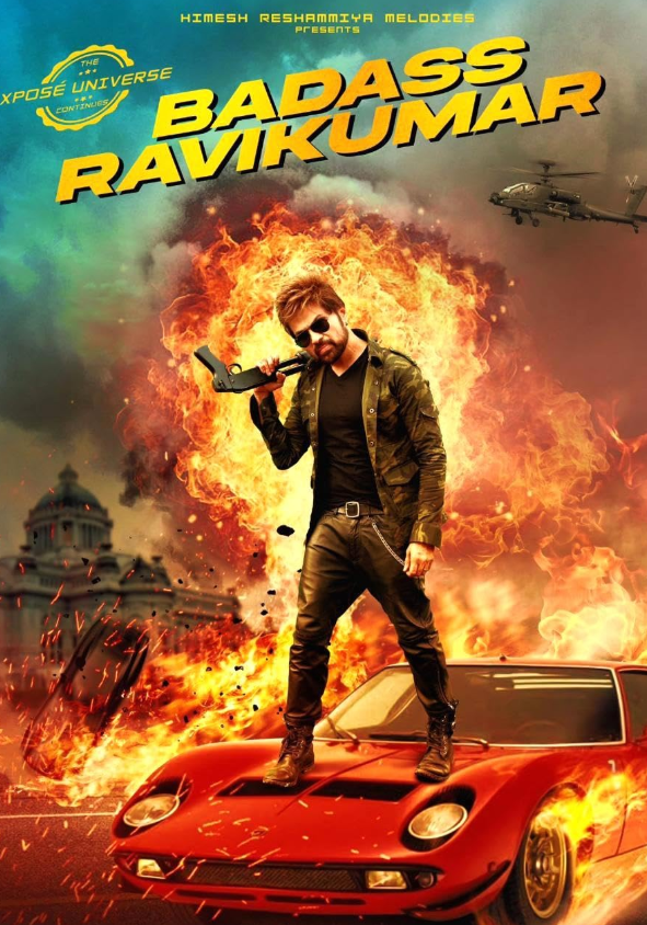 Badass Ravikumar Hindi Dubbed Movie Poster (2025)