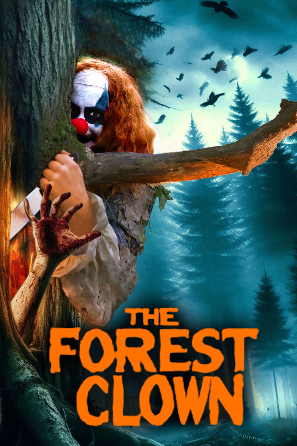 The Forest Clown Hindi Dubbed Movie Poster (2025)