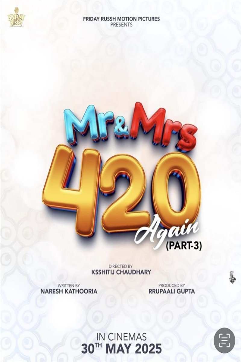 Mr & Mrs 420 Again Hindi Dubbed Movie Poster (2025)