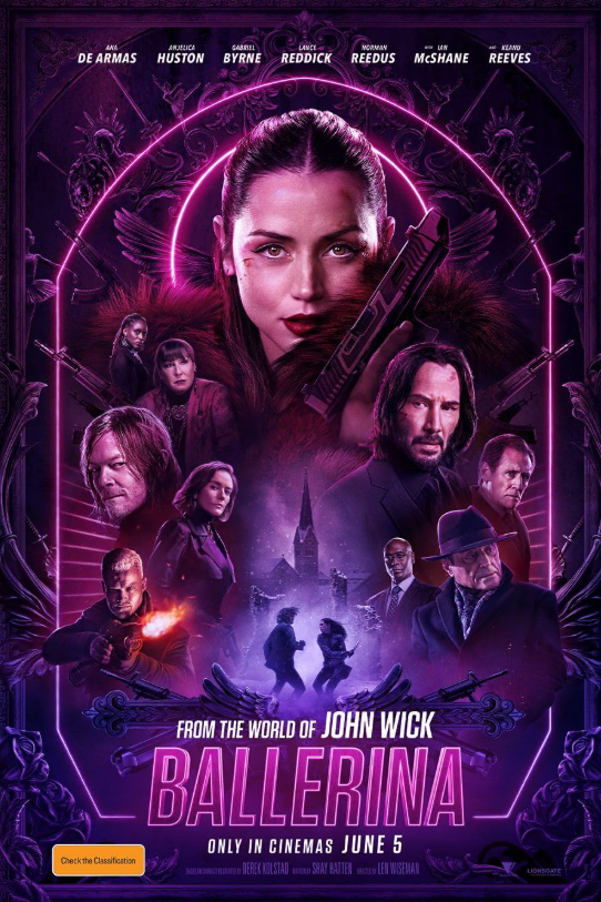 Ballerina Hindi Dubbed Movie Poster (2025)