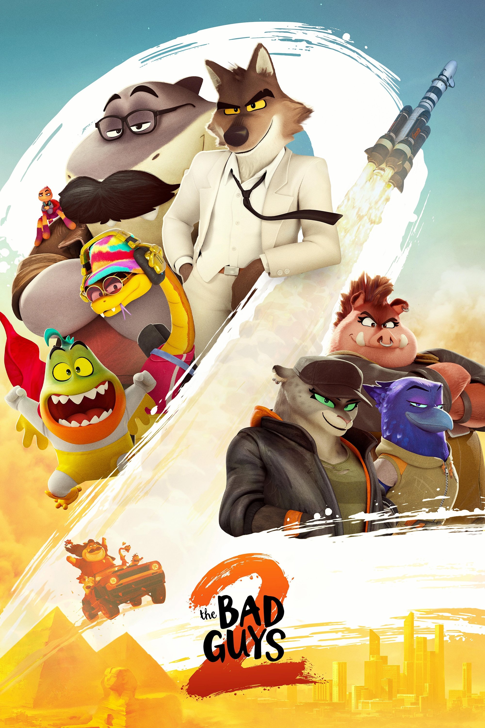 The Bad Guys 2 Hindi Dubbed Movie Poster (2025)