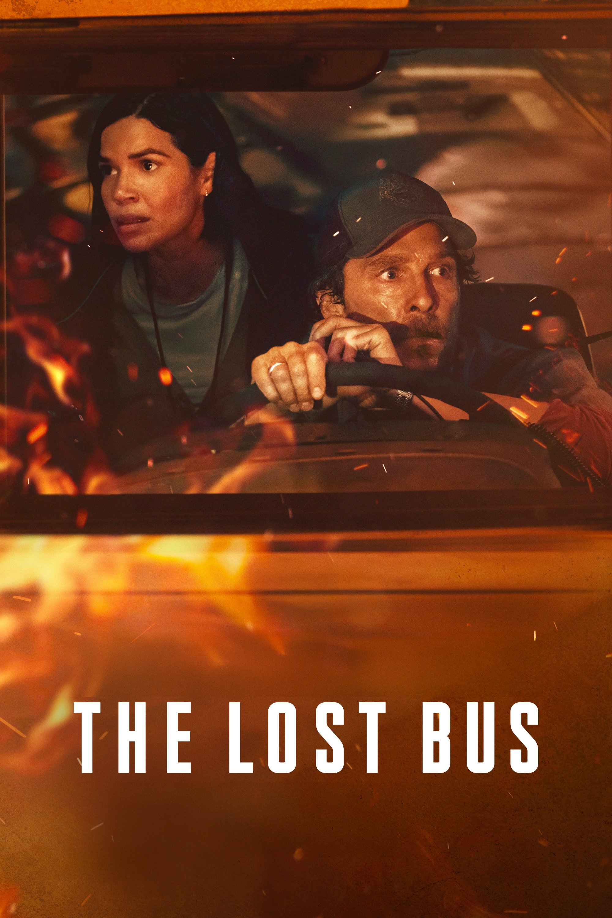 The Lost Bus Hindi Dubbed Movie Poster (2025)