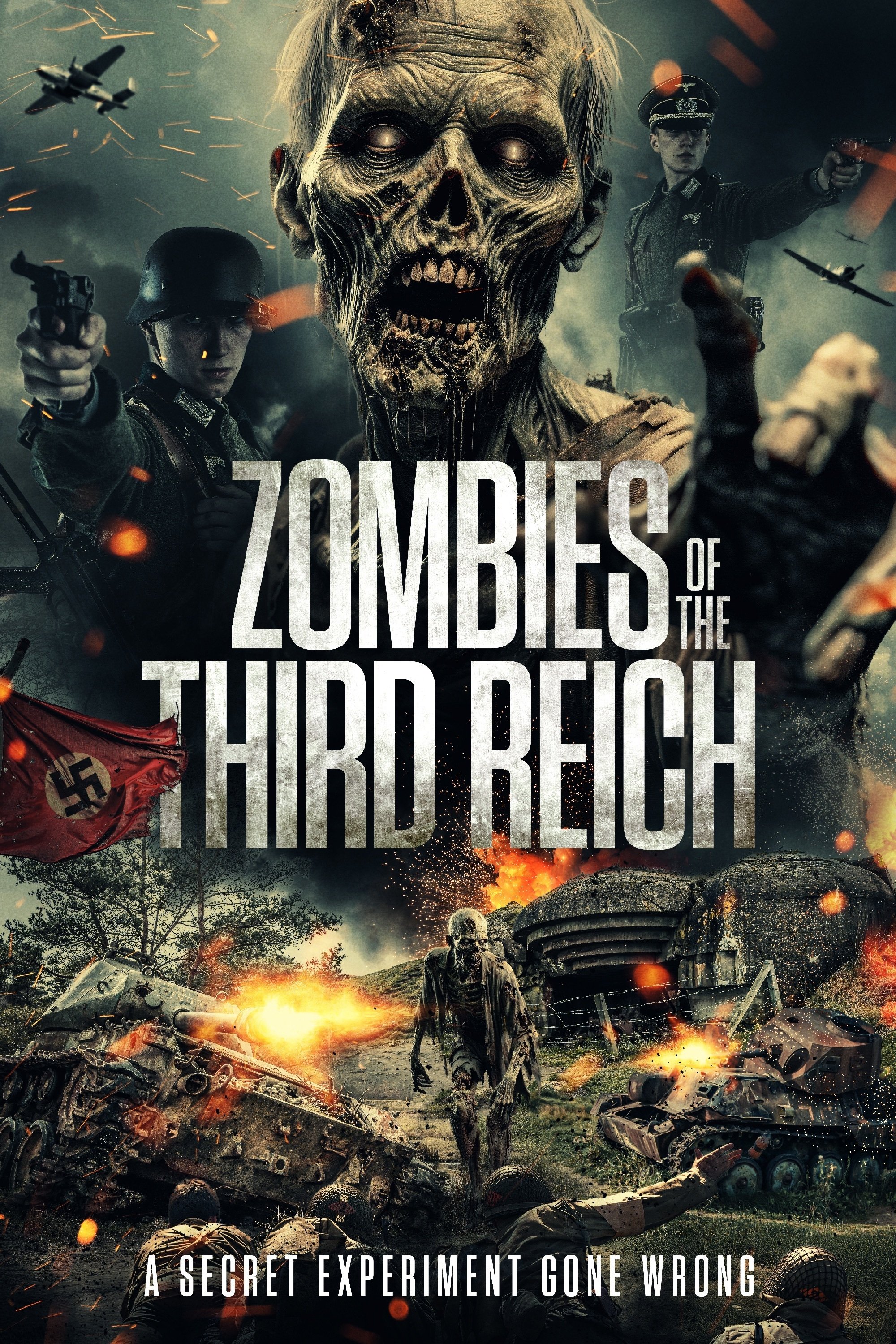 Zombies of the Third Reich Hindi Dubbed Movie Poster (2025)