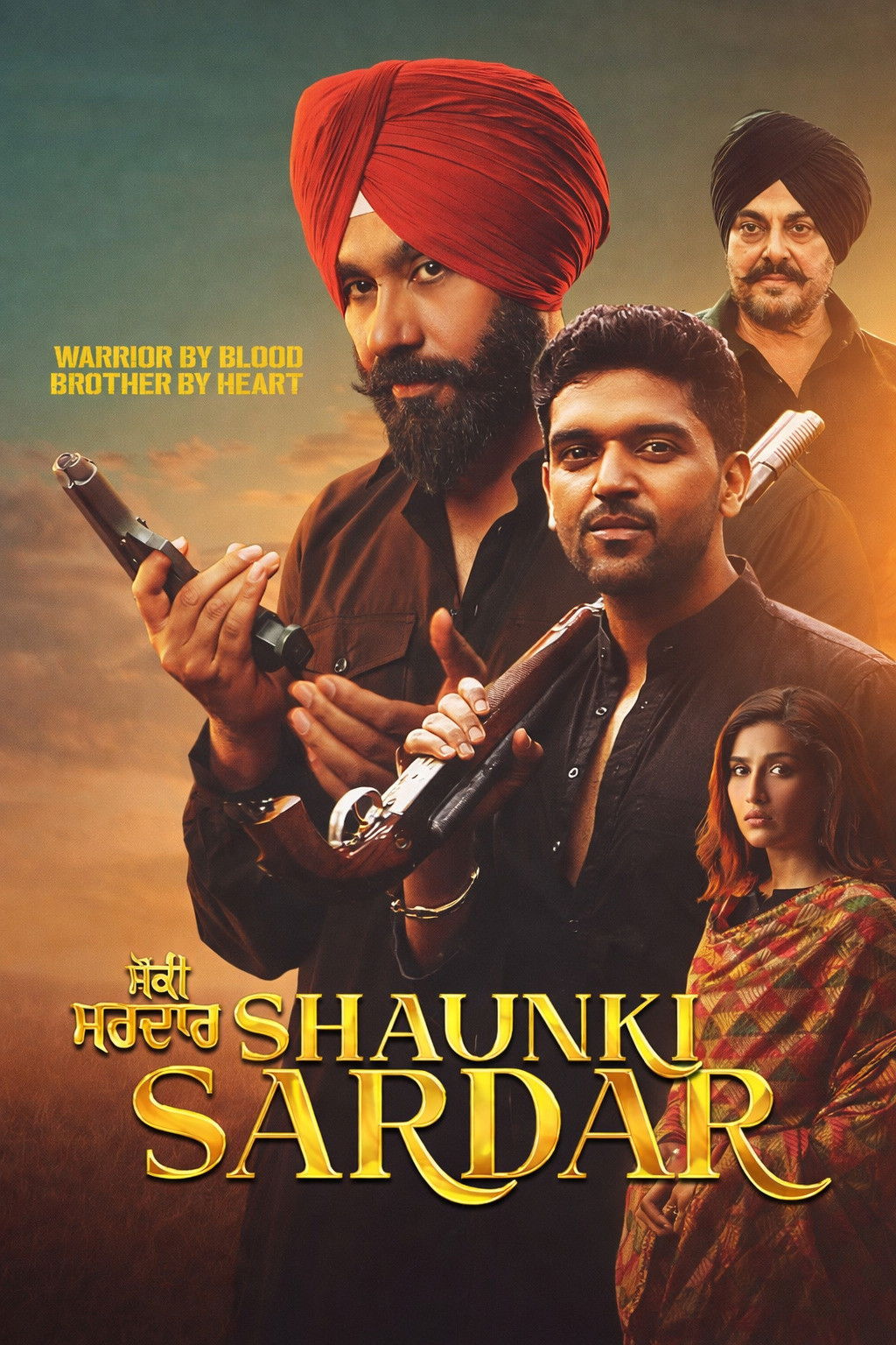 Shaunki Sardar Hindi Dubbed Movie Poster (2025)