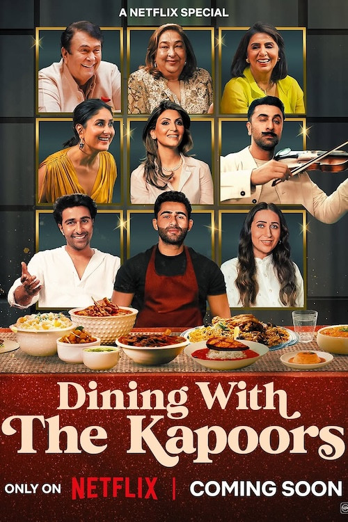 Dining with the Kapoors Hindi Dubbed Movie Poster (2025)