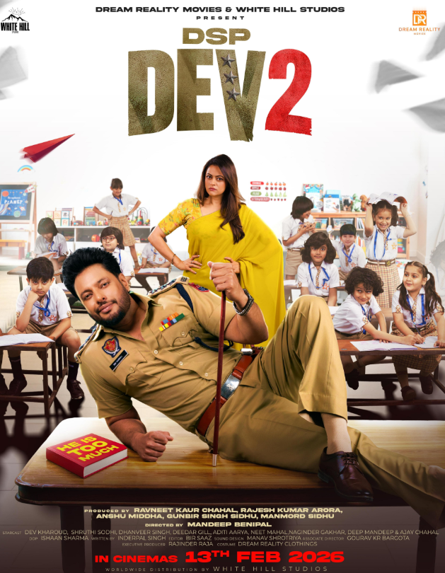 DSP Dev 2 Hindi Dubbed Movie Poster (2026)